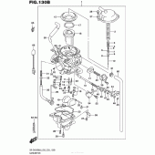 Схема вузла: Carburetor (Dr-Z400Sml6 E28) для Suzuki DR-Z400 DR-Z400SM