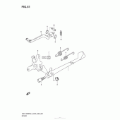 Схема узла: Подставка для Suzuki GSX1300 Hayabusa
