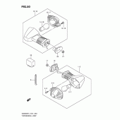 Схема узла: Поворотники для Suzuki GSX650