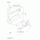 Схема вузла: Нижній обтічник для Suzuki GSX-R600