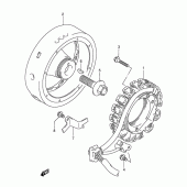Схема вузла: Статор & Ротор для Suzuki DR800