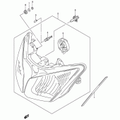 Схема узла: Фара (E2) для Suzuki DL650 V-Strom