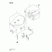 Схема узла: Сиденье для Suzuki GZ125 Marauder