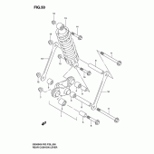 Схема вузла: Важіль прогресії (Model k3) для Suzuki GS500