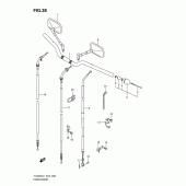 Схема вузла: Кермо & Тросики для Suzuki TU250