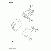 Схема вузла: Тримач інструменту для Suzuki DR-Z70