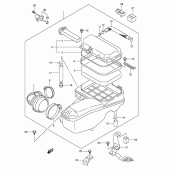 Схема вузла: Повітряний фільтр для Suzuki AN400 Burgman (EU analogue of SkyWave)