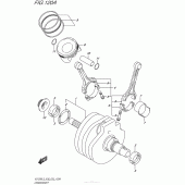 Схема узла: Коленчатый вал & Поршень для Suzuki VZ1500 Boulevard M90