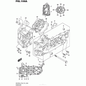 Схема узла: Картер двигателя для Suzuki UH200 Burgman