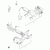 Схема вузла: Поворотники (Model t) для Suzuki DF200