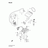 Схема вузла: Електроустаткування для Suzuki GSF1250 Bandit