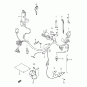 Схема вузла: Електропроводка для Suzuki DR250