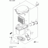 Схема вузла: Повітряний фільтр Suzuki DL1000 V-Strom