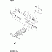Схема вузла: Важіль прогресії для Suzuki VLR1800 Intruder C1800R/ Boulevard C109R
