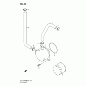 Схема узла: Масляный охладитель для Suzuki GSX-R750