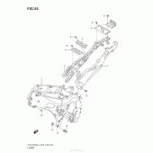 Схема узла: Рама (Gsx-R600L3 E33) для Suzuki GSX-R600