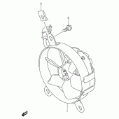 Схема вузла: Вентилятор радіатора для Suzuki DR-Z400 DR-Z400S