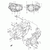 Схема узла: Картер двигателя для Suzuki DR-Z400 DR-Z400S