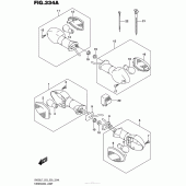 Схема вузла: Поворотники для Suzuki SV650