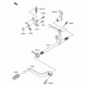 Схема узла: Переключатель передач для Suzuki DR-Z110