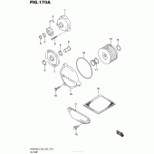 Схема вузла: Масляний насос для Suzuki DR650 DR650SE