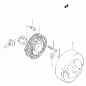 Схема вузла: Статор & Ротор для Suzuki GZ125 Marauder