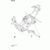 Схема узла: Рама для Suzuki UH125 Burgman