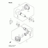 Схема вузла: Поворотники (Gs500fh p28) для Suzuki GS500