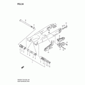 Схема вузла: Задній важіль підвіски для Suzuki RM250