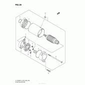 Схема вузла: Електричний стартер для Suzuki VL1500 Boulevard C90T BOSS