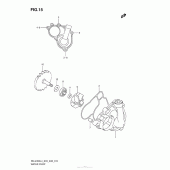 Схема вузла: Водяний насос Suzuki RM-Z450