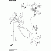 Схема узла: Патрубок системы охлаждения для Suzuki GSX-R750