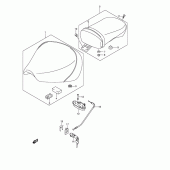 Схема вузла: Сидіння (Model y/k1) для Suzuki VL250 Intruder LC