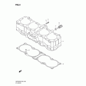 Схема вузла: Циліндр для Suzuki GSF650 Bandit S