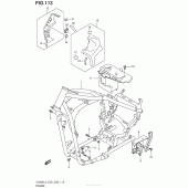 Схема вузла: Рама (Vl800Tl3 E03) для Suzuki VL800 Boulevard C50C