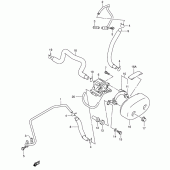 Схема вузла: Система індукції повітря (Model k1/k2/k3/k4) для Suzuki VL800 Intruder Volusia