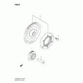 Схема вузла: Привід стартера для Suzuki DL650 V-Strom