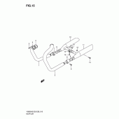 Схема вузла: Вихлопна система Suzuki VS800 Boulevard S50
