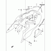 Схема вузла: Бічні панелі (Model k2) для Suzuki GSX1300 Hayabusa