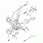 Схема вузла: Карбюратор (Front) для Suzuki VX800 VX800