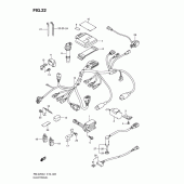 Схема вузла: Електроустаткування для Suzuki RM-Z250
