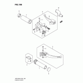 Схема вузла: Ручки керма (Vzr1800zufl2 e19) ​​для Suzuki VZR1800 Intruder M1800R/ Boulevard M109R