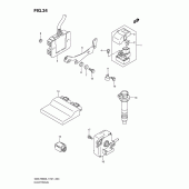 Схема вузла: Електроустаткування (Gsx-r600ufl1 e21) для Suzuki GSX-R600