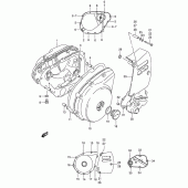 Схема узла: Крышки картера для Suzuki LS650 Boulevard S40