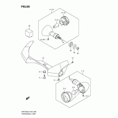 Схема вузла: Поворотники (Vzr1800zl2 e51) для Suzuki VZR1800 Intruder M1800R/ Boulevard M109R