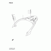 Схема узла: Задний багажник для Suzuki UX150 Sixteen