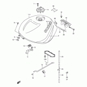 Схема узла: Топливный бак (Model y) для Suzuki TL1000