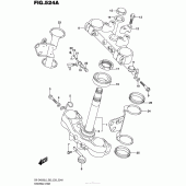Схема узла: Рулевая траверса для Suzuki DR-Z400 DR-Z400S