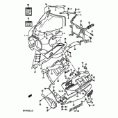 Схема узла: Облицовочные элементы (Model l 3sl, 3rz) для Suzuki GSX-R750