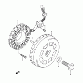 Схема вузла: Статор & Ротор для Suzuki AN650 Burgman (EU analogue of SkyWave)